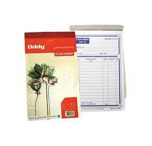 Oddy Cash Memo CM-01 Offset Printed Size 6.5x4 (50 Ruled + 50Leaves)