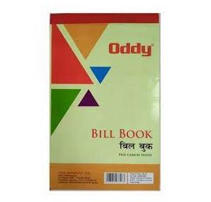 Oddy Bill Book BB-01 Offset Printed (50 Sets of 2 Leaves) Size 225x140mm