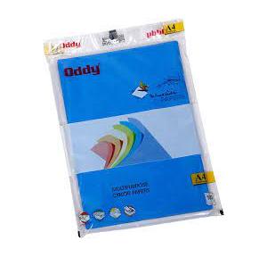 Oddy Color Coated Fluorescent Sheet CCFSA4100 DB Size A4 80GSM (Pack of 100 Sheets) Dark Blue Color