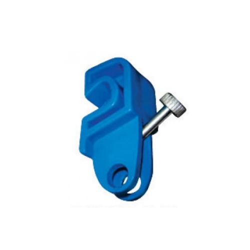 KRM Circuit Breaker Lockout With Special Foldable Screw - Blue