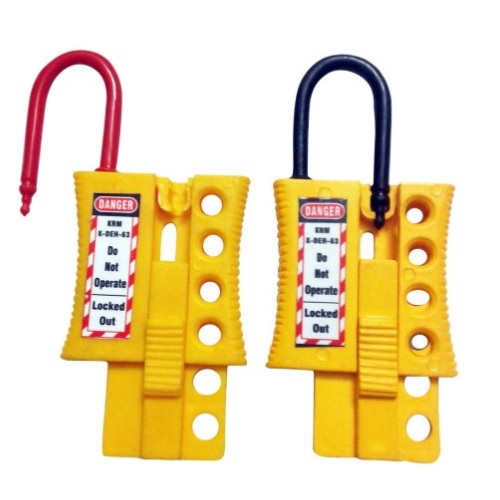 KRM Non Conductive Hasp With 4 Holes Shackle