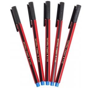 Nataraj Ball Pen Use and Throw Blue Pack of 5