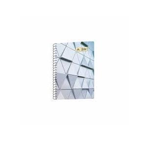 Lotus Spiral Notebook 6 Subject Coloured and White Size 1/12 No 3 (200 Pages)