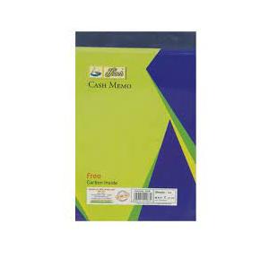 Hans Cash Memo With Free Carbon Inside (100 Sheets) 58 GSM Fine Quality Paper Size 15.5×10 cm