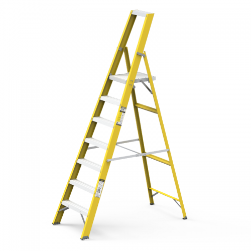 Youngman Swing Type Platform Ladder 5 Step + Platform 8353 . FRP (1.5 m)