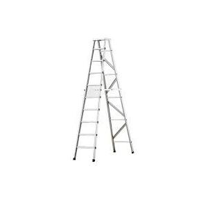 Bathla Self Supporting Step Ladder SS 2006 C section side Rails Aluminum 1.83m