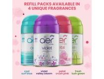 Godrej Aer Matic Air Freshener Refill 225ml (Cool Surf Blue/Fresh Lush Green/Violet Valley Bloom/Petal Crush Pink)