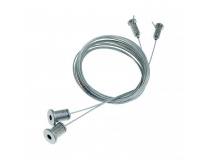 Clutch Wire Hanging Set Track Accessory 2 Pcs of 2 Mtr