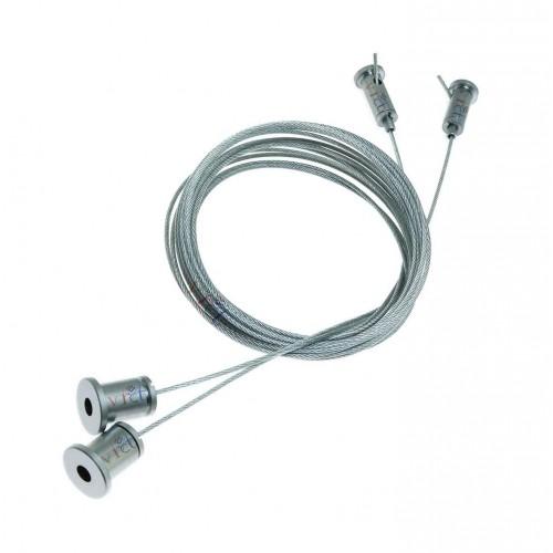 Clutch Wire Hanging Set Track Accessory 2 Pcs of 2 Mtr