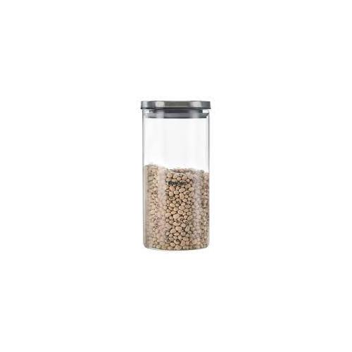 Borosil Classic Jar With Wooden Lid Capacity 1.2 Ltr Used in the Microwave, Oven, Fridge, Freezer and Dishwasher Temperatures of up to 350C