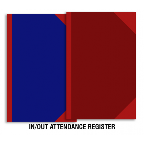 Trison Attendance In/Out Register No.3 21.5 x 34 CM 192 Pages 70 GSM