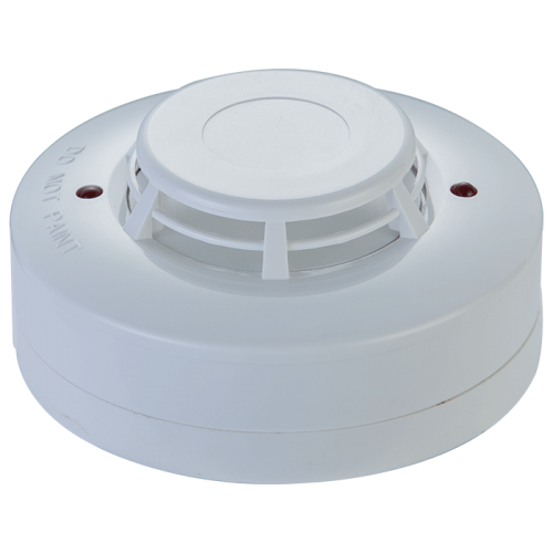 Ravel Analogue Addressable Heat Detector RE 317D-HL Colour: Milky White 360 Degree LED Indication