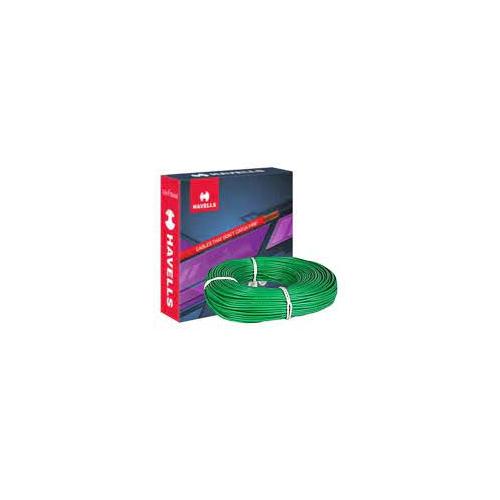 Havells Life Shield Single Core HFFR Insulated Industrial Cables WHFFZNGL11X57 1.5 Sqmm 180 Mtr (Green)