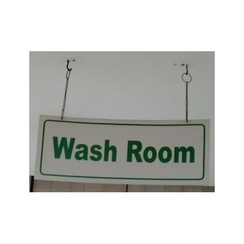 Sunboard Rest Room Signage Foam Type Size: 200x200mm Thickness: 5mm