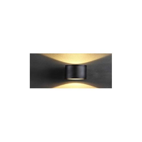 Radiant Outdoor Elevation Light 10 Watts Up-Down Cylindrical Black