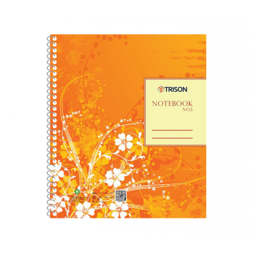 Trison Spiral Notebook No.4 A5 14x22 cm 300 Pages 65 GSM