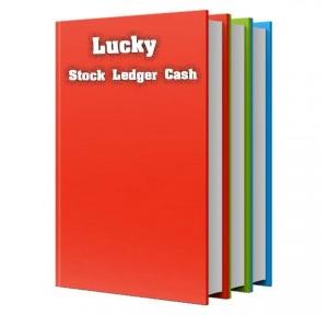 Lucky Stock Register 19x32 cm  864 Pages