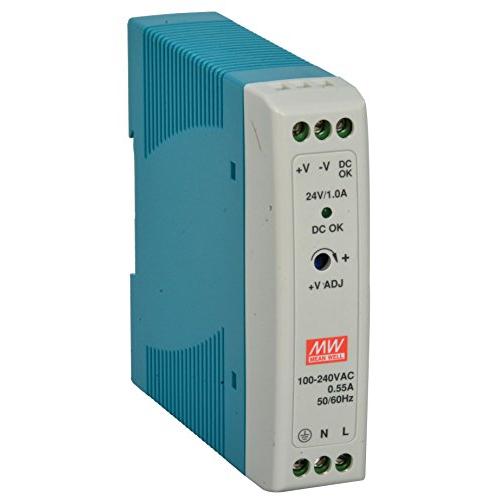 Mean Well  DIN Rail Power Supply 24V 1Amp MDR-20-24 AC to DC