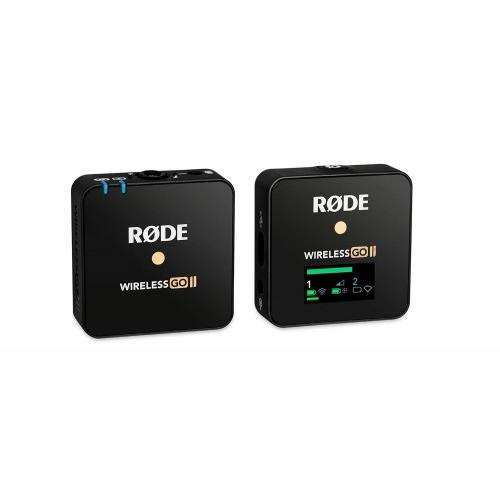 Rode Wireless GO Single Channel Wireless Microphone System, Black (Model Number : Wireless Go II Single)