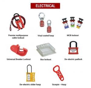 Asian Loto Electrical Lock Out Tag Out Kit (Cable Lockout, MCB Lockout, Box Lockout, Breaker Lockout, De-Electric Padlock, De-Electric Slider Hasp, Hasp)