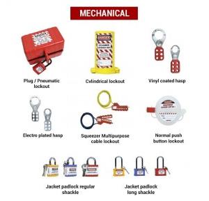 Asian Loto Lock Out Tag Out Kit (Plug Lockout, Cylindrical Lockout, Cable Lockout, Push Button Lockout, Jacket Padlock Regular Shackle, Jacket Padlock Long Shackle, Hasp)