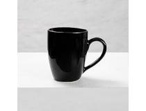 Ariane  Mug Non Stackable Glossy Black Porcelain 300ml