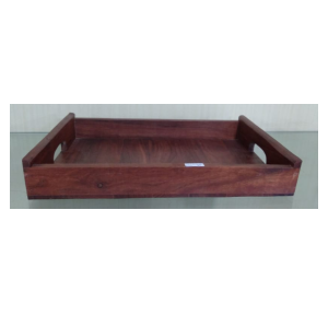 Serving Tray Rectangular Sheesham Wood 36x25x5.5cm