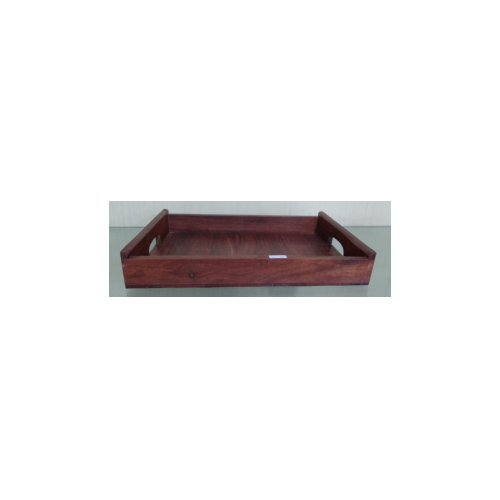 Serving Tray Rectangular Sheesham Wood 36x25x5.5cm