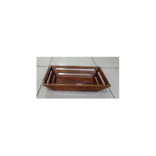 Serving Tray Sesame Wooden Rectangular 25.5x18cm