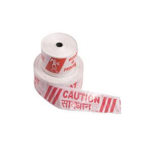 Barricading Tape Red & White  4 Inch x 1 Mtr