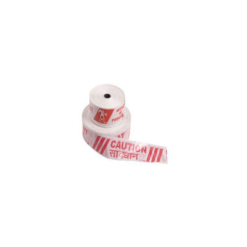 Barricading Tape Red & White  4 Inch x 1 Mtr