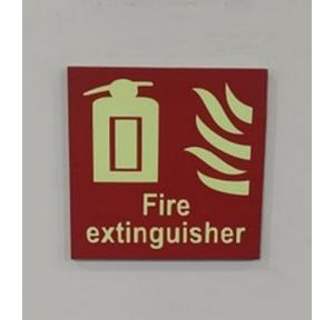 Fire Extinguisher Signage Foam Type Size: 127x127mm Thickness: 3mm