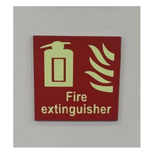 Fire Extinguisher Signage Foam Type Size: 127x127mm Thickness: 3mm