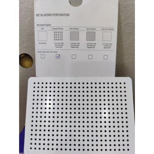 Armstrong Perforated Tile Galvanized Square Standard Perforation Hole Dia 2.5mm 2x2 Feet White Pack of 16