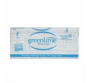 Greenlime Premium M Fold Tissue 1 Ply 150 Sheets 22.5x22.5 cm 42 GSM