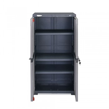 Nilkamal Freedom Mini Medium (FMM) Plastic Cabinet Dimension: 35.5D x 59.5W x 123H Cm, Colour: Brown