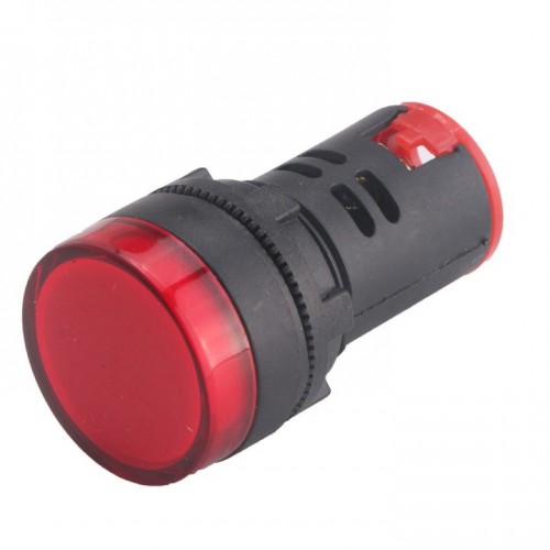 Vishnu LED Indicator 22mm Red 220V Pack of 10