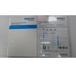 Armstrong Thermatex Microlook Tile 600x600x15mm White Pack of 14