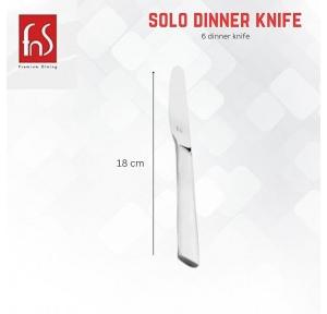 Solo Dinner Knife Stainless Steel 18cm