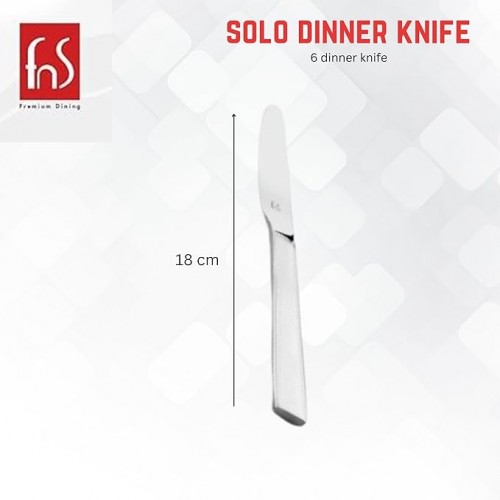 Solo Dinner Knife Stainless Steel 18cm