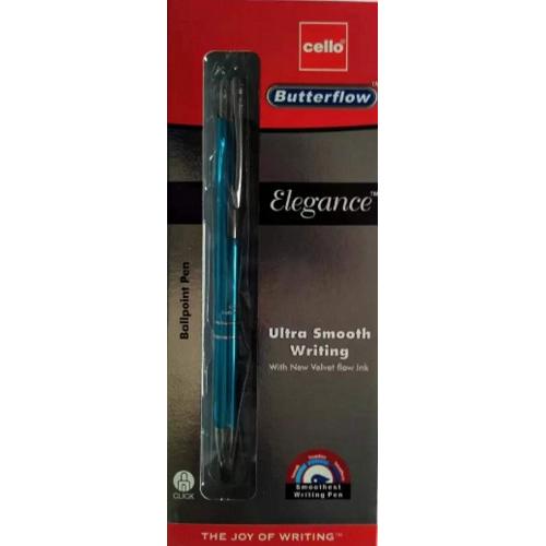 Cello Blue Ball Pen Butterflow Elegance