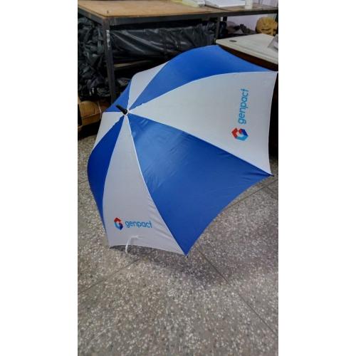 Umbrella Heavy Duty 30 Inch With Logo Color Blue and White