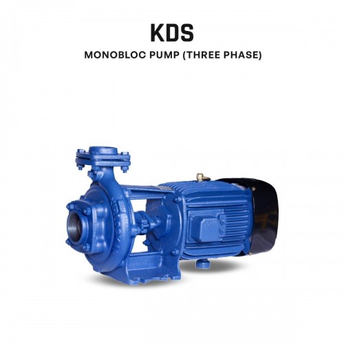 Kirloskar Monobloc Pump 5 HP Three Phase 400 Volts Size: 65x50mm KDS 538+