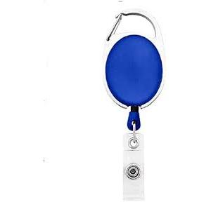 ID Badge Card Holder Oval Pulley Retractable