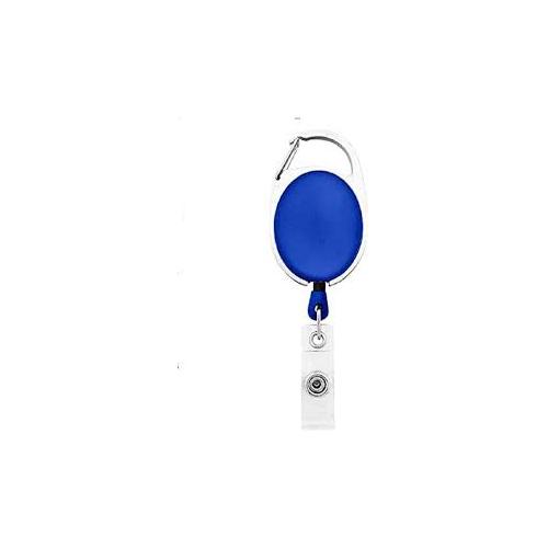 ID Badge Card Holder Oval Pulley Retractable