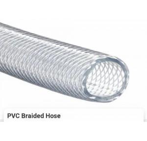 Braided Hose Pipe Transparent PVC 3/8  Inch 1 Mtr