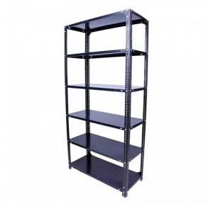 MS Slotted Angle Rack 6 Compartments Size 84x48x18 Inch Angle 14 Gauge Shelf 18 Gauge Color Blue Weight Capacity 600 Kg Approx Each Rack Powder Coated