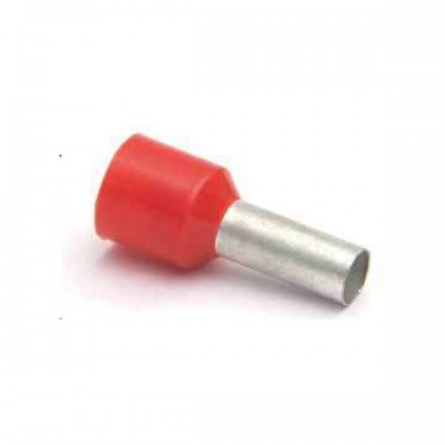 Dowells End Sealing Ferrule Insulated EHI-513 10(E) Red . . 1.5 sqmm