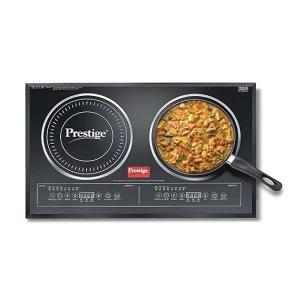 Prestige Double Induction Cooktop PDIC 3.0 3200W Black 2 Burner Induction Stove