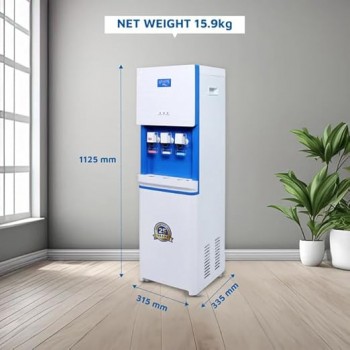 Atlantis BIG PLUS Hot Normal and Cold Floor Standing Water Dispenser Cooling & Heating Capacity 5 Ltr Per Hour And Storage Capacity 8 Ltr 3 Taps Function